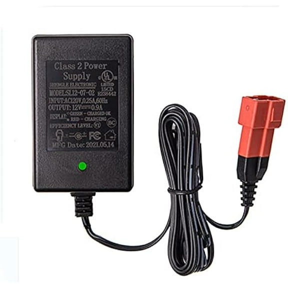 Wanhoo 12 Volt Battery Charger for Ride On Toys SL12-07-02 12V Kids Ride On Car Charger,12V Electric Car Riding Toy Battery Power Adapter Square Plug