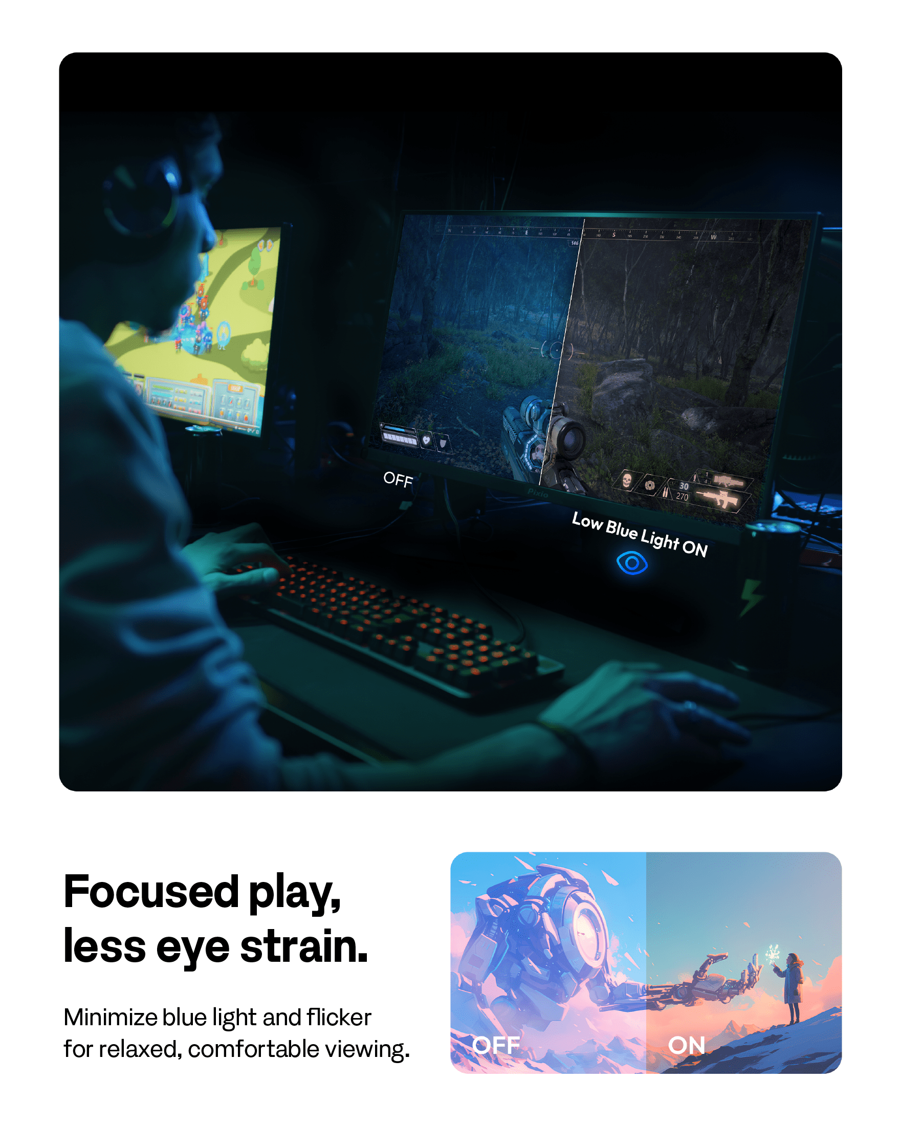 Pixio PXC278 Wave Mint Green 27 inch 180Hz Refresh Rate QHD 1440p Resolution 1650R Curved Fast VA Panel 1ms GTG Response Time Adaptive Sync HDR Curved Gaming Monitor