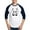 Blue/White, variant on CafePress - Batty Bear White - Cotton Baseball Jersey, 3/4 Raglan Sleeve Shirt