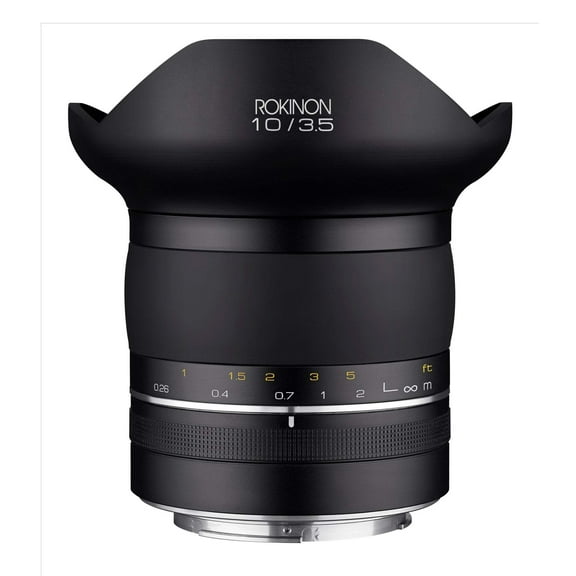 Rokinon 10mm F3.5 SP Full Frame Lens for Canon EF with AE Chip
