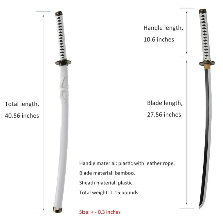 Zoro's White Katana: Wado Ichimonji Replica Sword