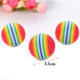 thumbnail image 3 of 2PCS Christmas Cat Toy Ball Funny Rainbow Design Pet Playing Ball Kitten Toy, 3 of 10