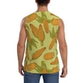 thumbnail image 4 of Kdxio Corn for Men's Muscle T-shirt,Sleeveless for Workout Running Athletic Gym Lounge Casual, 4 of 7