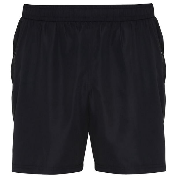 TriDri - Pantalones Cortos Entrenamiento para Hombre (Negro)