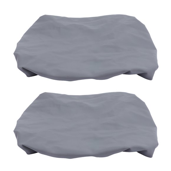 2 fundas para sillas de comedor de PU gruesas y elegantes, elásticas y protectoras.