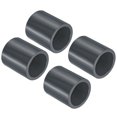 thumbnail image 1 of Unique Bargains UPVC Pipe Fitting 32mm Socket, 4 Pack Straight Coupling, Dark Grey, 1 of 5