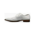 thumbnail image 5 of Stacy Adams Tristano Modified Bike Toe Oxford Shoes White 25694-100, 5 of 7
