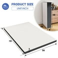 thumbnail image 2 of BLKMTY 3 Inch Folding Mattress Queen Size Tri-fold Memory Foam Mattress Topper Breathable Mattresses with Washable Cover Portable Foldable Floor Mattresses for Camping Guest Bed, 2 of 8
