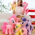 thumbnail image 4 of 30Cm Cute My Little Pony Plush Toys Anime Friendship Is Magic Doll Twilight Sparkle Fluttershy Pinkie Pie for Kid Birthday Gifts, 4 of 5