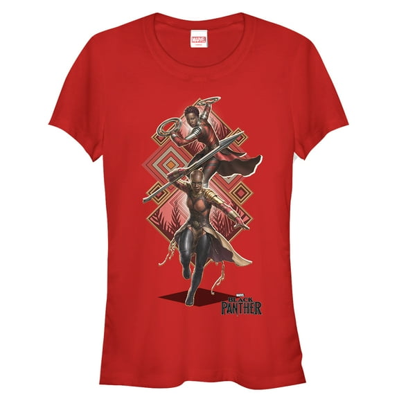 Junior's Marvel Black Panther 2018 Special Forces Graphic Tee Red 2X Large