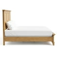 thumbnail image 4 of Furniture of America Stratford Solid Wood King Panel Bed, Natural Oak, 4 of 12