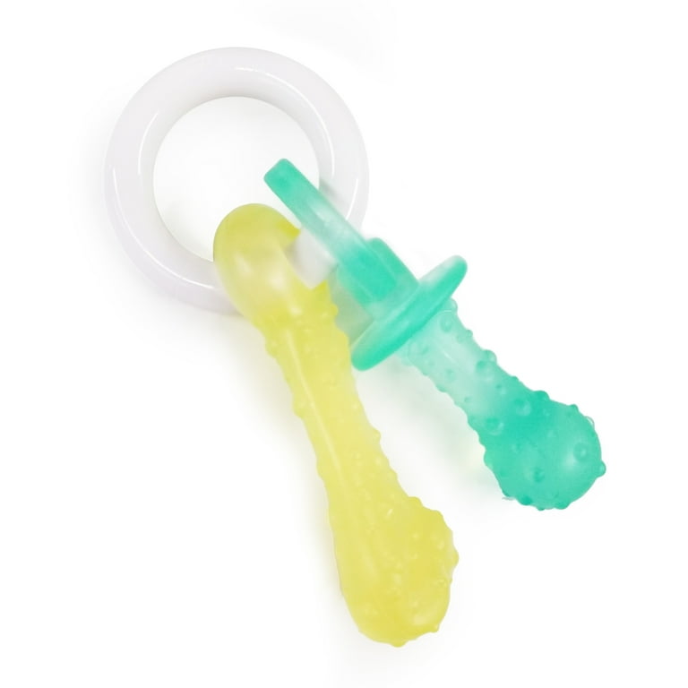 Nylabone Puppy Chew Teething Pacifier, Peanut Butter, Small photo 8