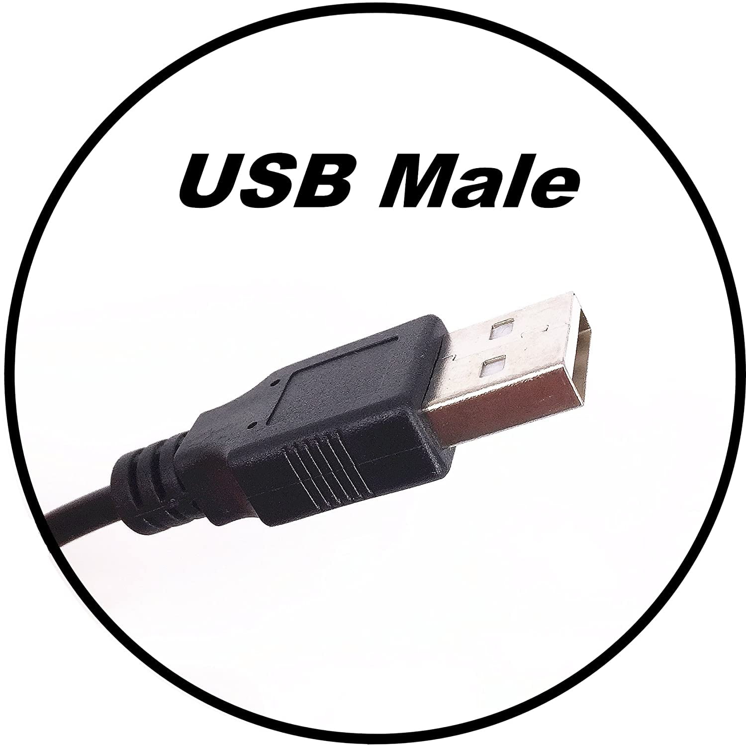 DZYDZR 3pcs USB to 2.5mm Charging Cord