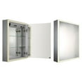 thumbnail image 3 of whitehaus whlun7055-or aluminum musichaus single door medicine cabinet, 3 of 3