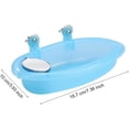thumbnail image 2 of Baño para pájaros Baño para pájaros Ducha Limpieza Bañera Cuenco Lavabo con espejo para pájaros colgante Mascotas Pájaros pequeños Juguete Accesorios para loros Periquito Cacatúa Bandeja de alimentación de agua JM, 2 of 5