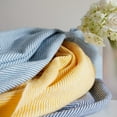 thumbnail image 3 of 51"x67" Soft Knit Blanket with Tassels Home Sofa Bed Throw Blanket, 3 of 8