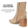 thumbnail image 3 of Journee Collection Womens Noriah Tru Comfort Foam Inside Zip Stacked Heel Booties, 3 of 6