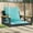 Black, variant on vidaXL Swing Bench with Cushions Hammock Chair Poly Rattan Brown/Gray/Black