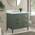 thumbnail image 2 of Vanity Art 36" Single Sink Bathroom Vanity Cabinet with Ceramic Countertop, 2 of 10