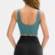 thumbnail image 3 of Sujetador de yoga para mujer, camisetas sin mangas con relleno, chalecos informales recortados para, 3 of 8