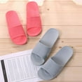 thumbnail image 3 of Unisex Home Slippers Summer Indoor Floor Non-slip Slippers Couple Family Women And Men Hotel Bathroom Bath Sandal Slippers, 3 of 5