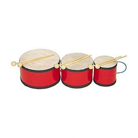 Stkertools(TM) Rhythm Band Indian Tom Tom with Mallets 5x5