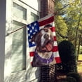 thumbnail image 2 of Bull Terrier Dog American Flag Flag Canvas House Size, 2 of 4
