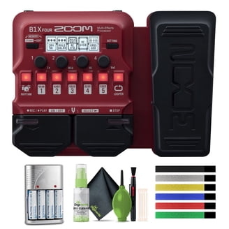 Zoom MS-60B+ MultiStomp Multi-FX Bass Pedal Bundle With MDR-7506
