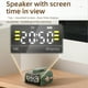 thumbnail image 3 of Mini Altavoz Bluetooth con Clip Magnético, Pantalla de Tiempo, Sonido Hi-Fi, Caja de Música, Luz Inalámbrica, MP3, Llamadas Manos , Beige., 3 of 5