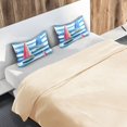thumbnail image 5 of Yayeee Pillowcase King Size Set of 2 Satin Wrinkle Resistant Pillow Case, Green Sailboats, 5 of 7