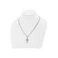 thumbnail image 2 of Gem & Harmony Mens Stainless Steel Cross Pendant Necklace with Chain (20 inches) for Men, 2 of 5