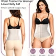 thumbnail image 4 of Vaslanda Waist Trainer for Women Corset Shapewear Tummy Control Faja Postpartum Belly Band Wrap, 4 of 6
