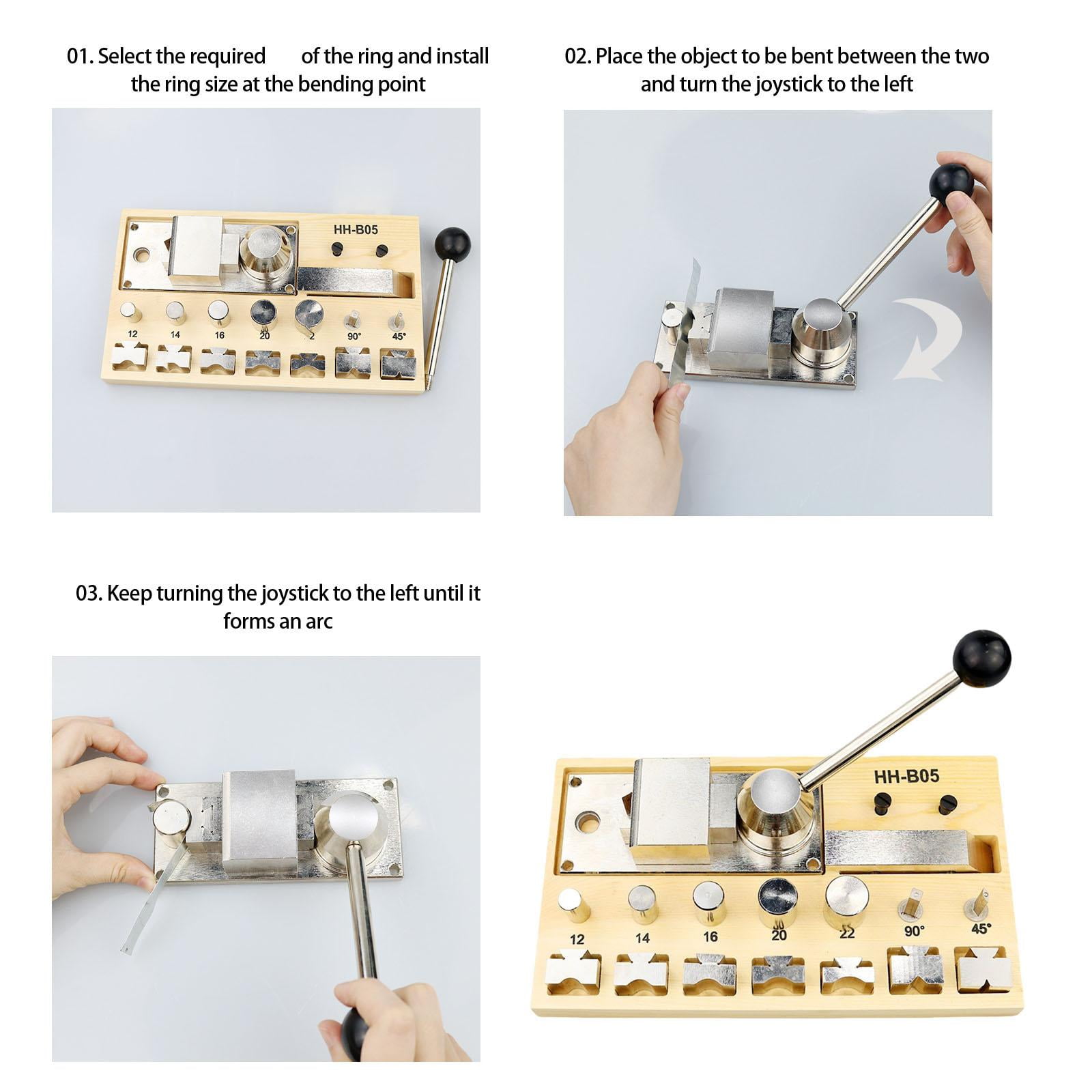 Multifunctional Metal Rings Maker Heavy Duty Jewelry Rings Bender Tool For Bracelets Rings Jewelry Making Craft Project