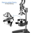 thumbnail image 4 of JoyTable Professional Citrus Juicer Set – 7 Piece Heavy-Duty Cast Iron Commercial Juice Press With Glass Juice Bottles and Funnel, 4 of 4