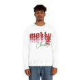 thumbnail image 4 of Women's Christmas Sweatshirt Merry Retro Heavy Blend™ Crewneck Sweatshirt, 4 of 9