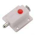 thumbnail image 1 of Door Locking Bolts For Cabinets, Slide Lockers And Wardrobes 1020 Pcs, White, 1 of 2
