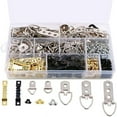 thumbnail image 3 of Rvaymup 415Pcs Picture Hangers Assortment Kit with Screws Heavy Duty D-Ring Sawtooth Hooks Photo Hanging Hardware for Painting, 3 of 9