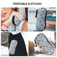 thumbnail image 6 of KLL Kawaii Sushi (2) Print Eyeglass Case for Men & Women's Classy Travel Eyewear Holder Case Zipper Eyeglasses Case With Hook, 6 of 6
