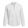 thumbnail image 6 of LYHaoo Boys Long Sleeve Shirt Kids Classic Lace up Theme Tops(11-12 Years), 6 of 7