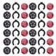 thumbnail image 2 of 12 Ruedas Giratorias De 360 ​​grados, Ruedas Deslizantes Para Electrodomésticos, Ruedas Giratorias Con Pastillas De Freno, 2 of 7
