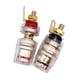 thumbnail image 4 of Postes de conexión para altavoces, conectores banana de 4 mm, conectores banana, cubierta transparente de latón aislado, resistentes para sistemas de, 4 of 10