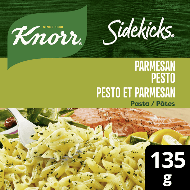 Pâtes Knorr Sidekicks parmesan pesto 135 GR 135 g Plats d'accompagnement
