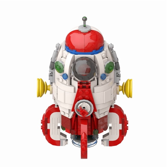 MOC-85957 Rocket Building Blocks Set 1:1 Scale Spaceship MOC Bricks Toy Assembly Gift Kit 503PCS