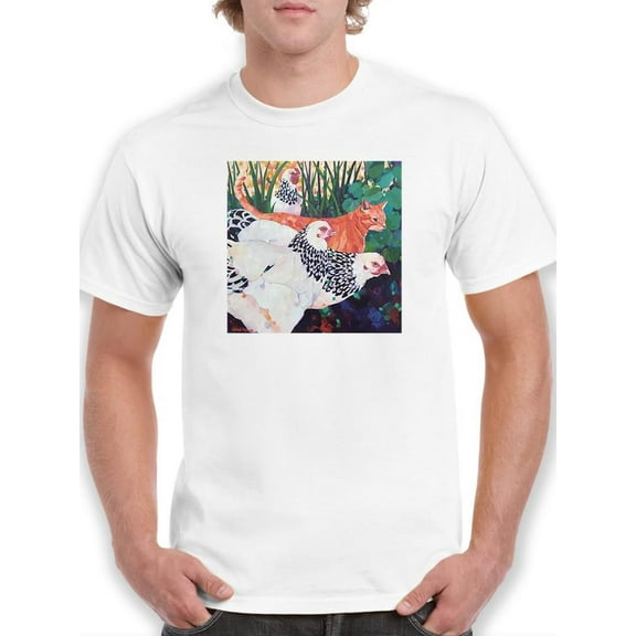 Artshine Walk On The Wild Side T-Shirt Men -Mellissa Read Devine Designs, Male Large