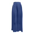 thumbnail image 4 of Pantalones palazzo anchos para mujer: pantalones elásticos y flexibles con cintura elástica para primavera/verano/otoño, 4 of 4
