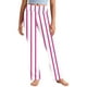 thumbnail image 2 of Odeerbi 2-13 Años Niñas Pantalones de Yoga de Pierna Ancha Pantalones de Entrenamiento A Rayas Baile Pantalones Deportivos Elasticidad Pantalones de Pierna Recta, 2 of 9