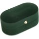 thumbnail image 1 of Caja de anillo de terciopelo verde Vintage, caja de almacenamiento de exhibición de joyería para 2 anillos de compromiso de boda Jb1007, 1 of 3