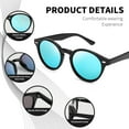 thumbnail image 3 of FEISEDY Retro Round Polarized Sunglasses for Women Men Circle Frame UV400 Lenses B2311, 3 of 4