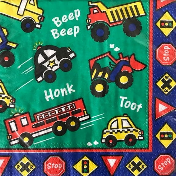 Various Party Napkins, 16 Count