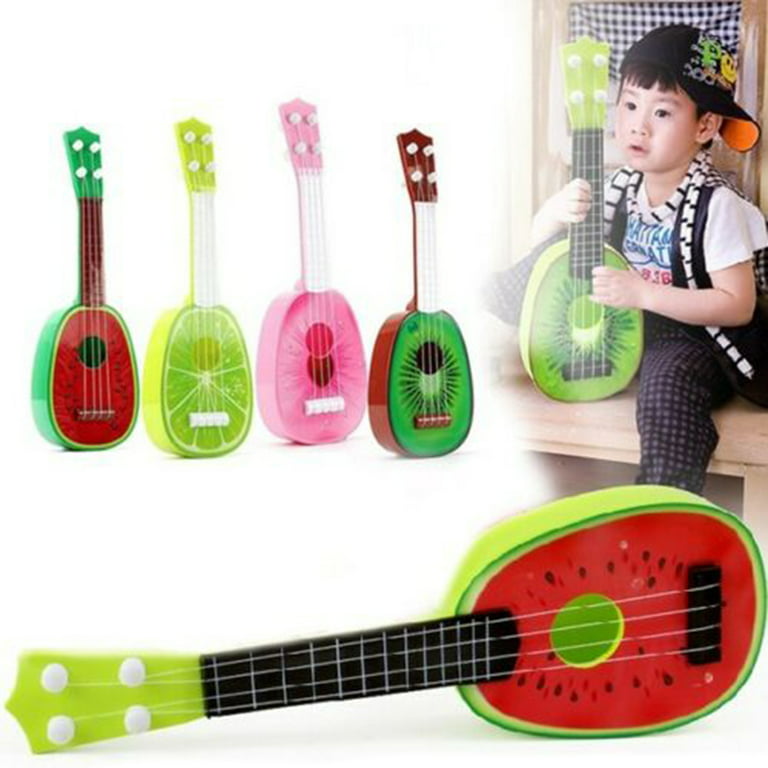 Simulation Fruit Mini Guitar Watermelon Kiwi Strawberry Orange Ukulele Instrument - Walmart.com